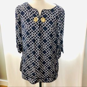 Elizabeth McKay silky tunic shirt